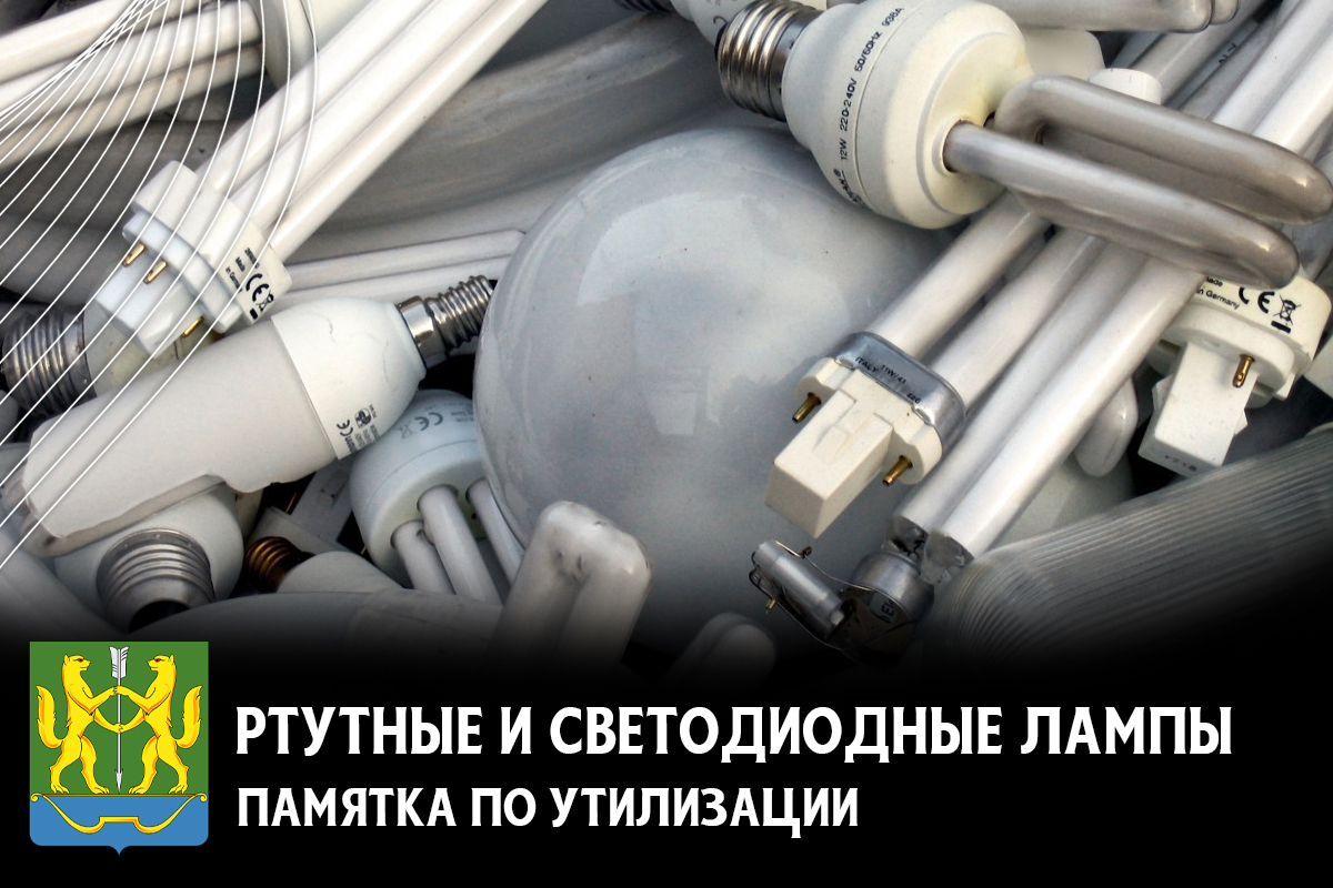 Как правильно утилизировать ртутные и светодиодные лампы.