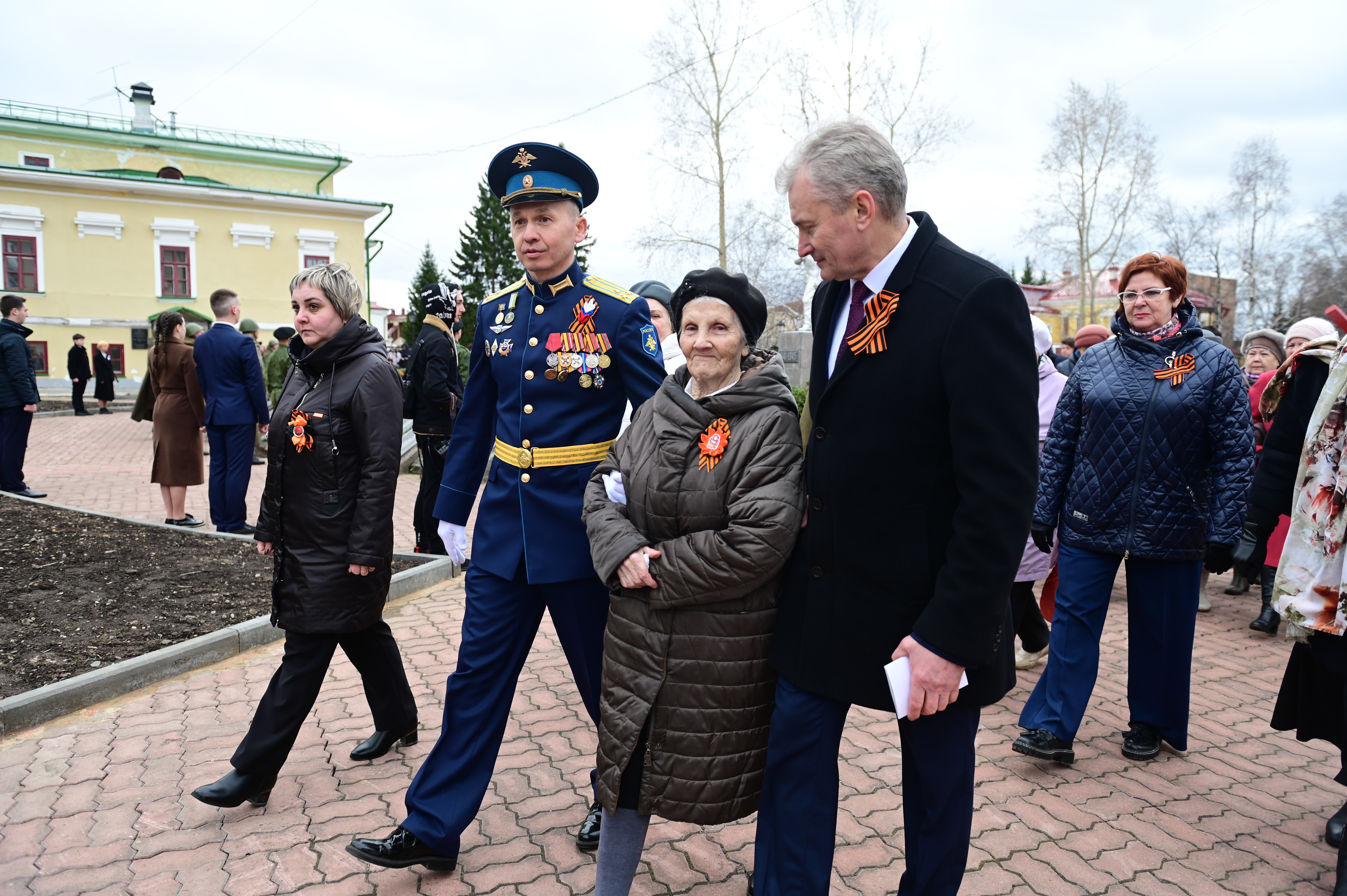 Митинг в честь Дня Победы в Великой Отечественной войне.